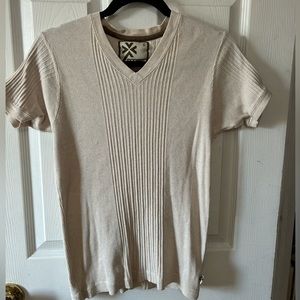 Modern Culture short sleeve shirt ribbed shirt for women v-neck size small